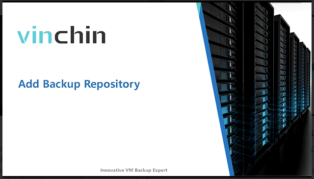 Vinchin Backup & Recovery supports Local Disk, Partition, LVM, Fibre Channel, iSCSI, NFS and CIFS storage as backup repository