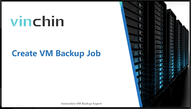 Vinchin Backup & Recovery supports full backup, incremental backup and differential backup