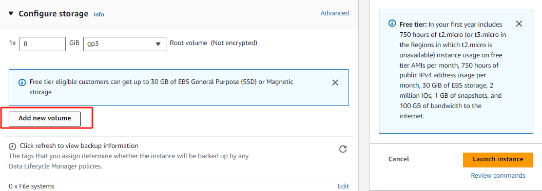 Restore ec2 instance from snapshot
