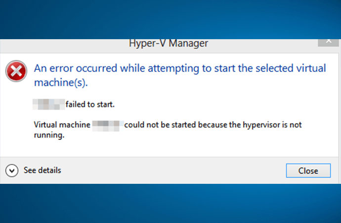 hypervisor is not running