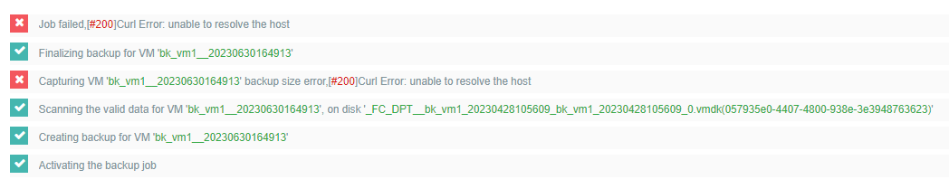 How to Resolve oVirt (HostVM) Backup Failure with Error Code #200?