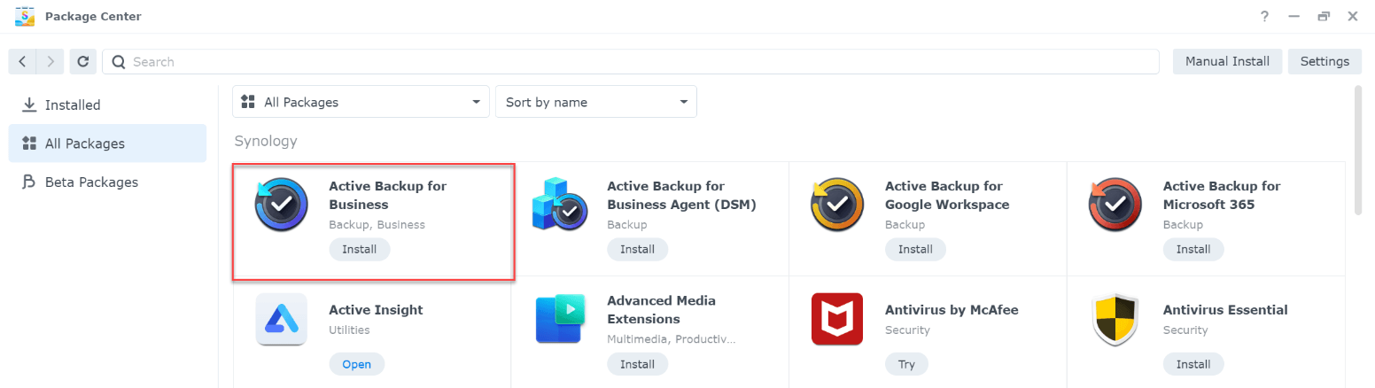 install active backup for business install active backup for business