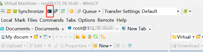 backup Proxmox VM con comando WinSCP-2