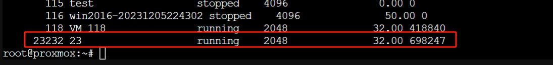 Backup VM Proxmox usando comando Shell-2