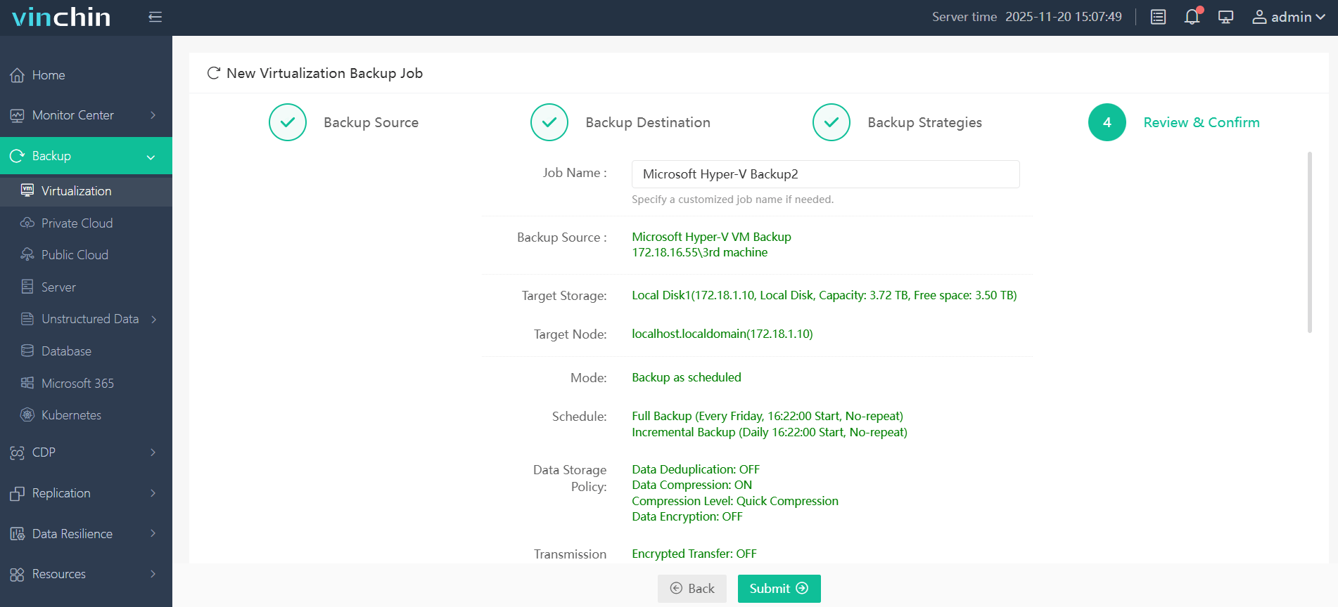 Backup Hyper‑V Virtual Machine Backup Hyper‑V Virtual Machine