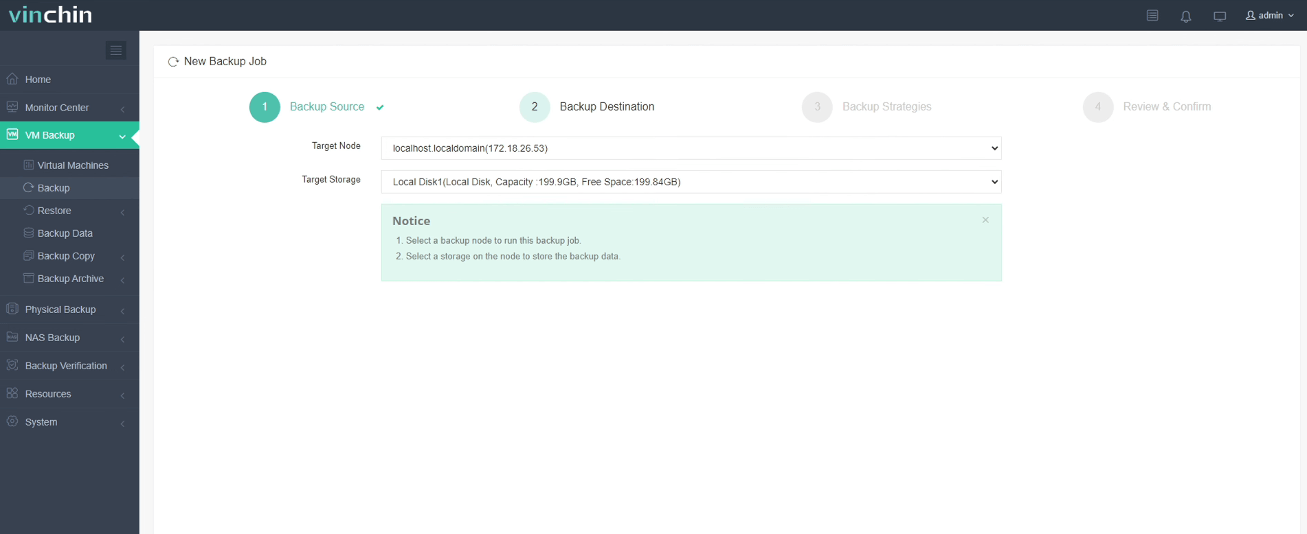 Backup and restore VM on H3C 