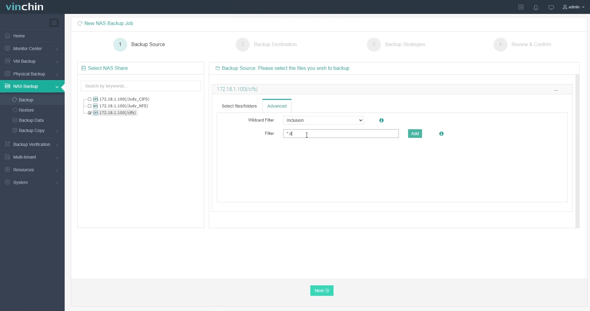 synology incrementa backup