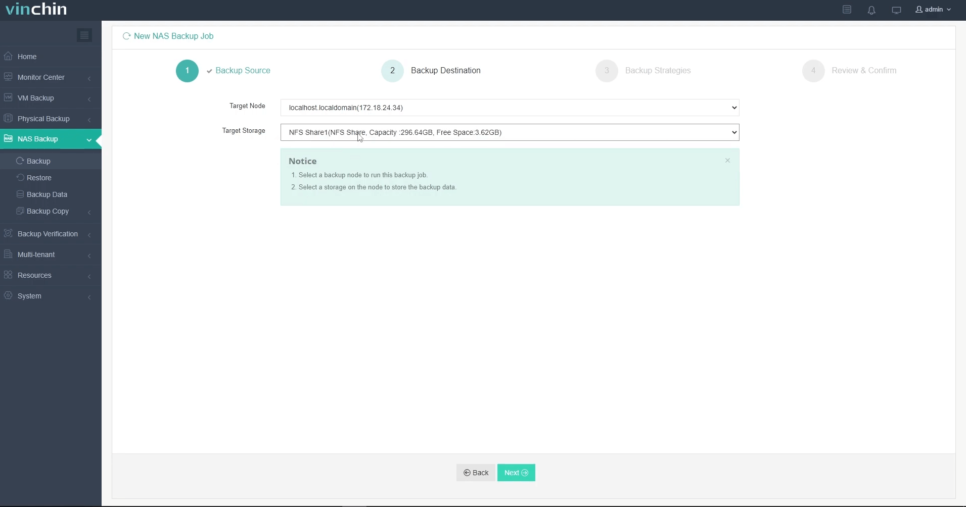synology incrementa backup