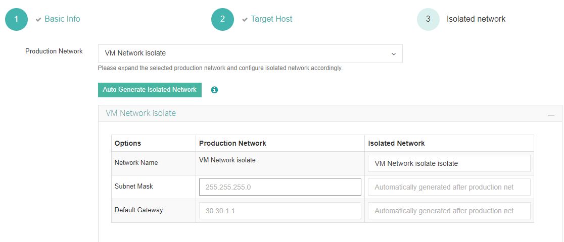 Set up Isolated Network