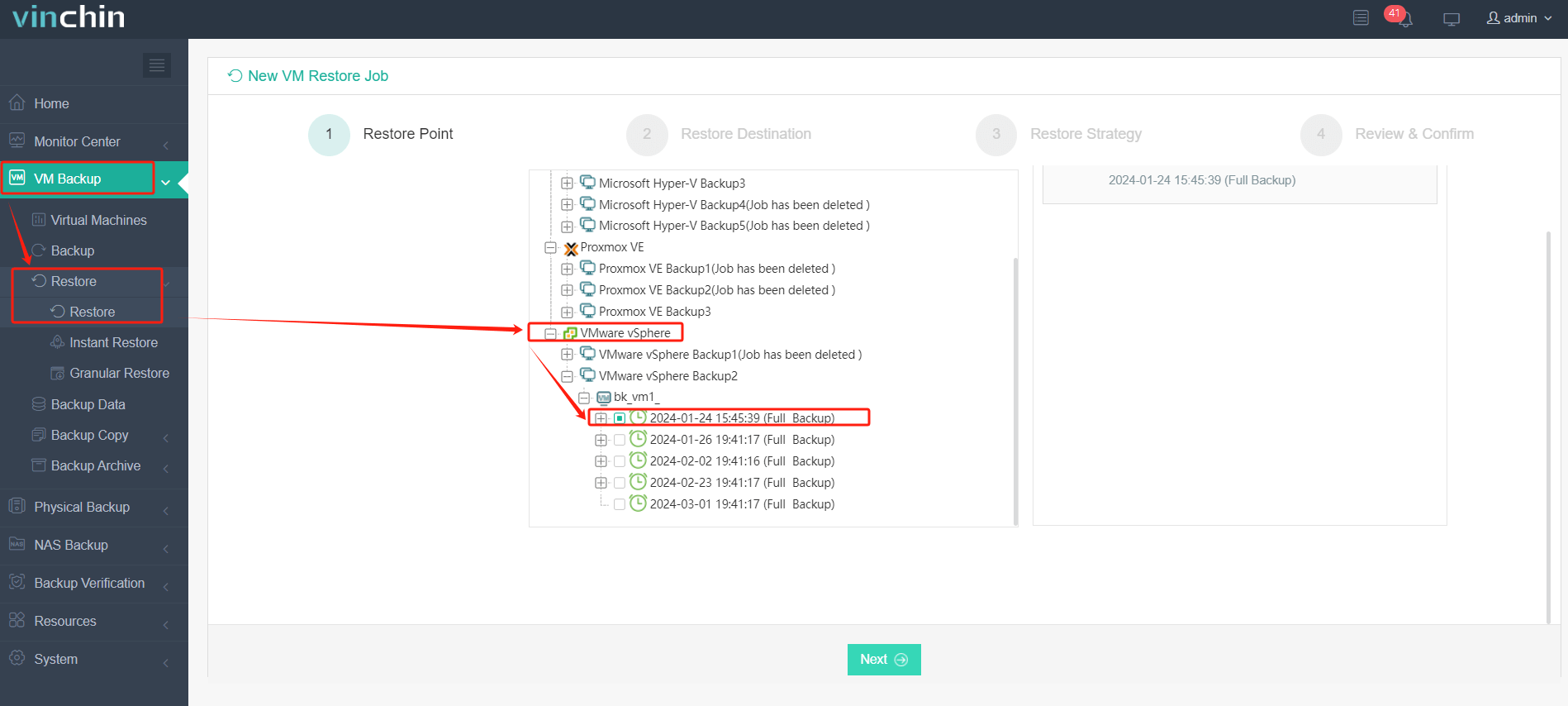 VMware to Sangfor HCI