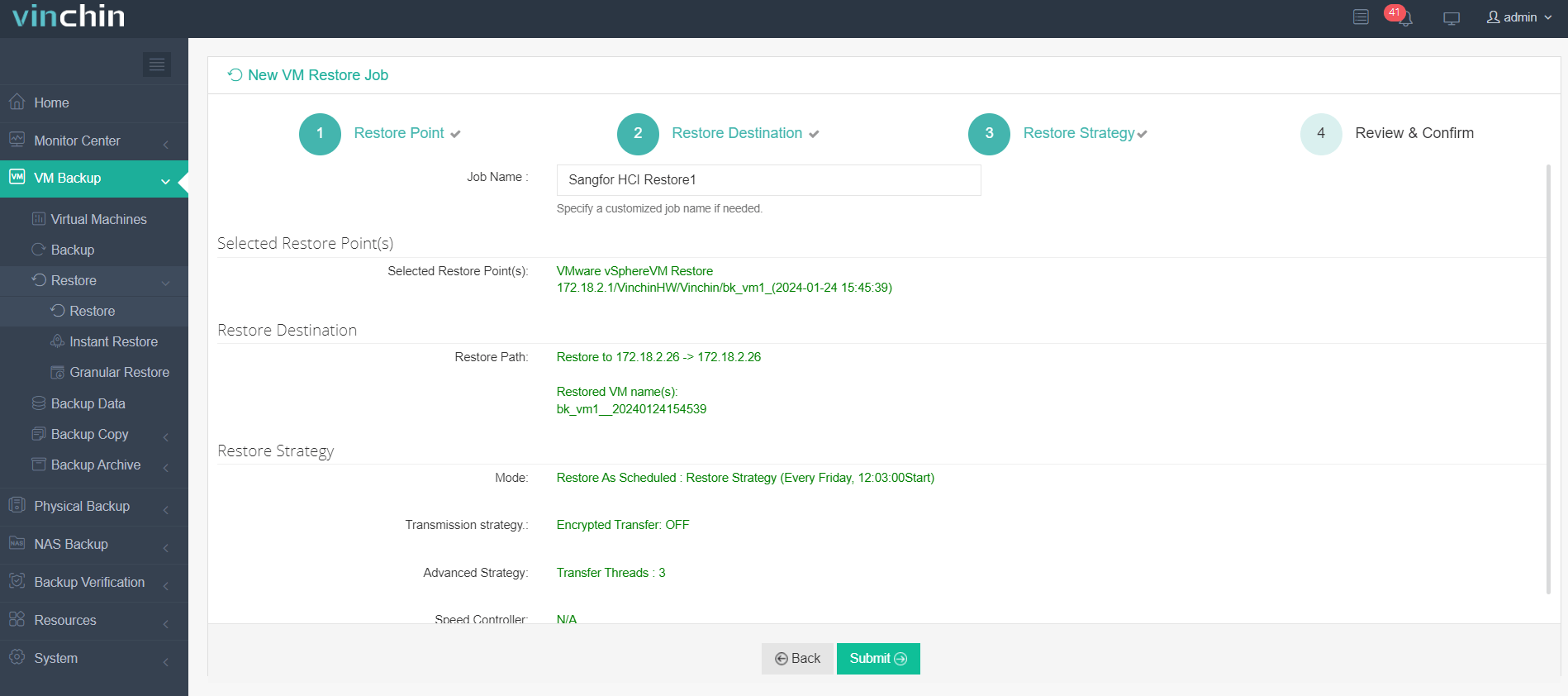 VMware to Sangfor HCI