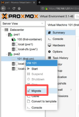 click migrate click migrate