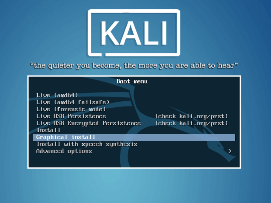 kali linux vmware