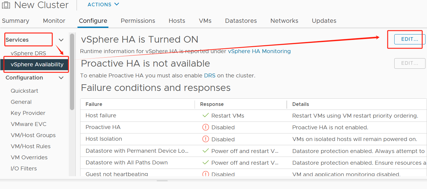 VMware Failover