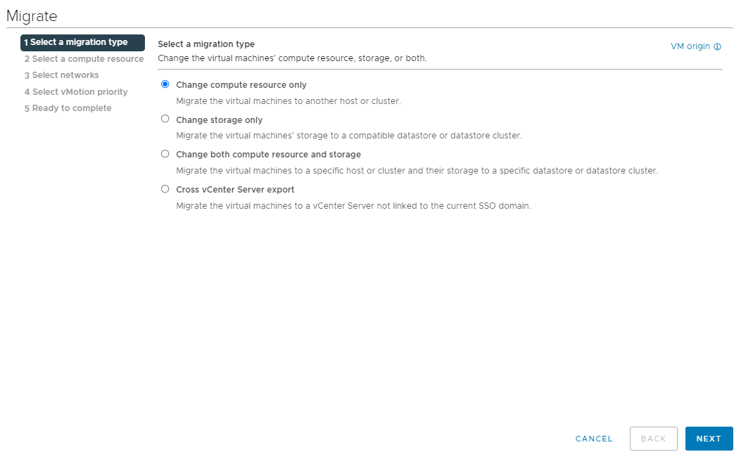 Assistant vMotion
