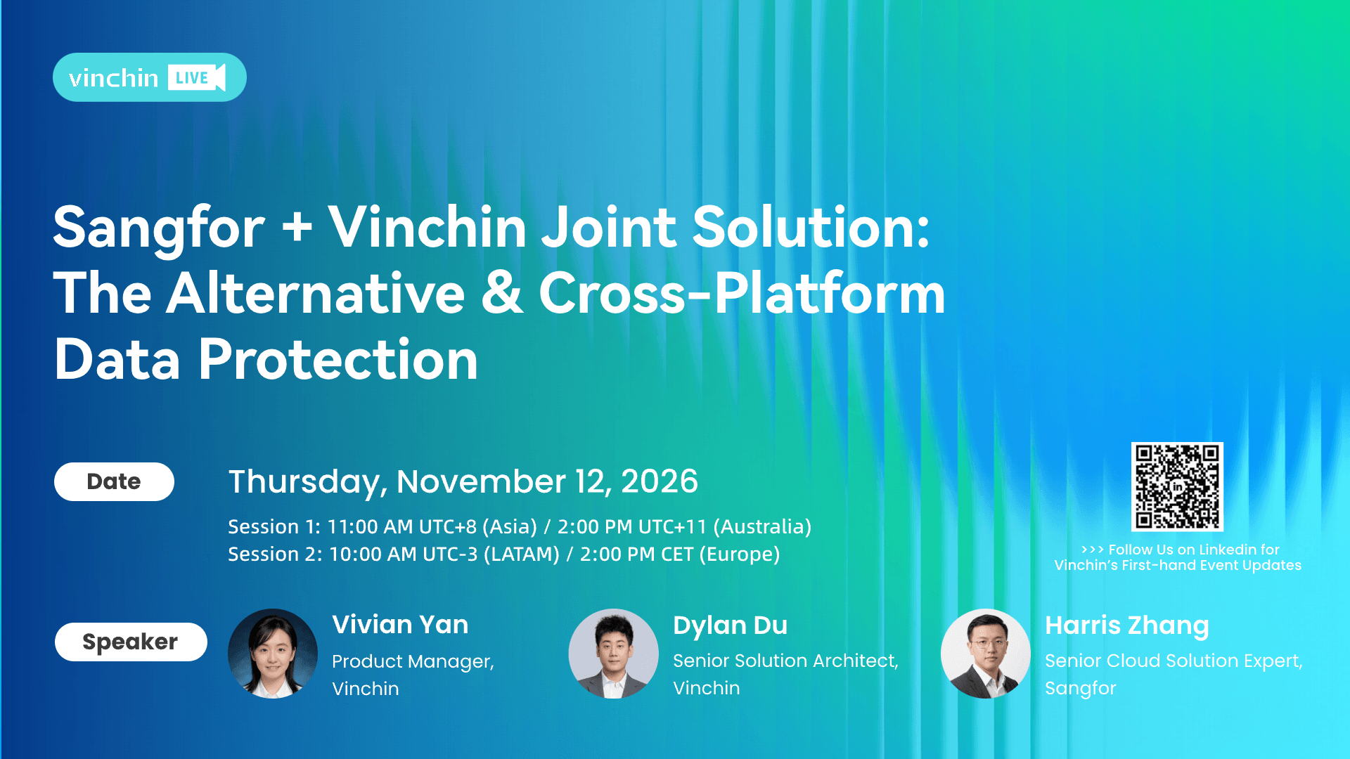 Sangfor + Vinchin Joint Solution: The Alternative & Cross-Platform Data Protection
