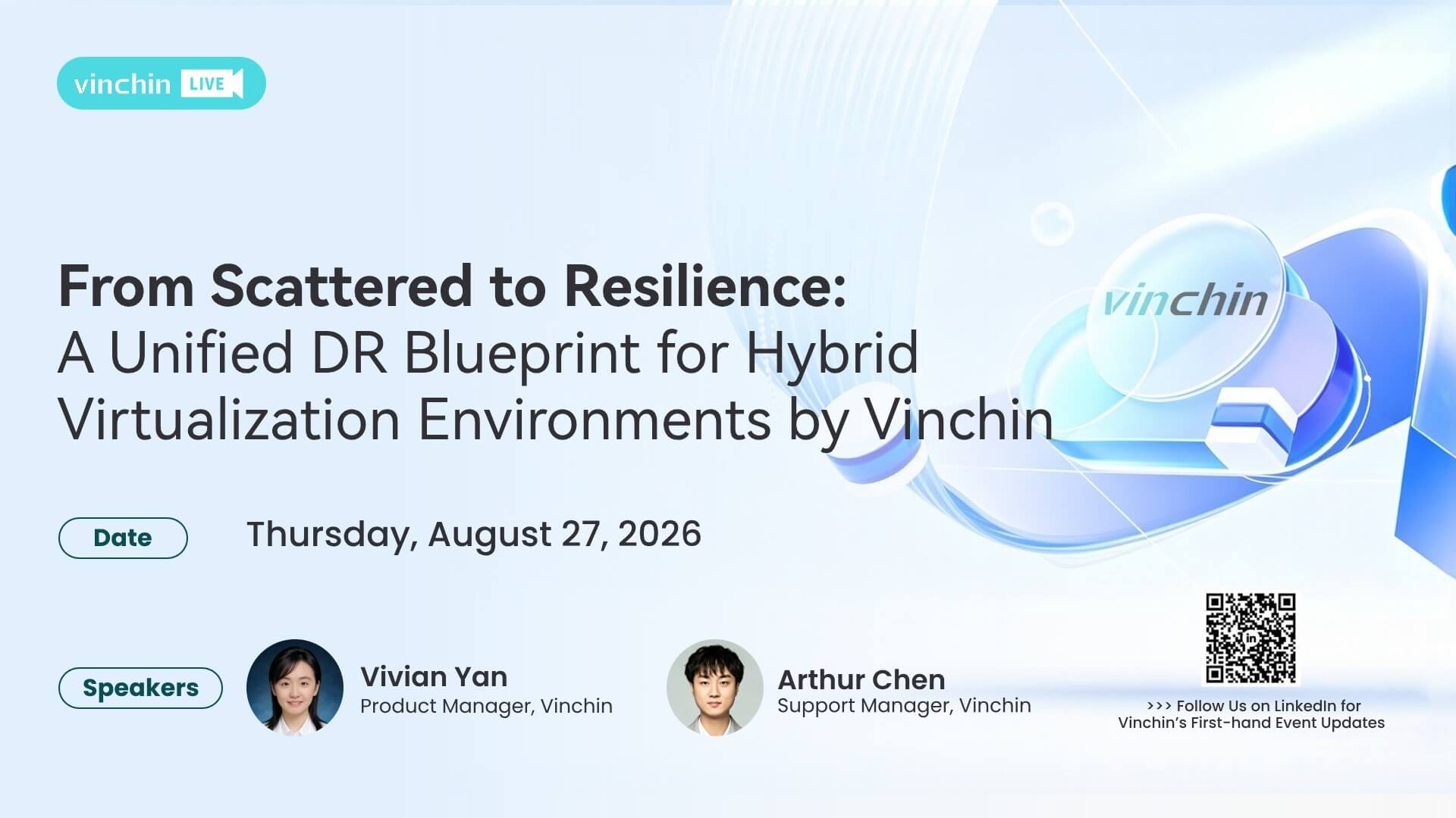 From Scattered to Resilience: A Unified DR Blueprint for Hybrid Virtualization Environments by Vinchin