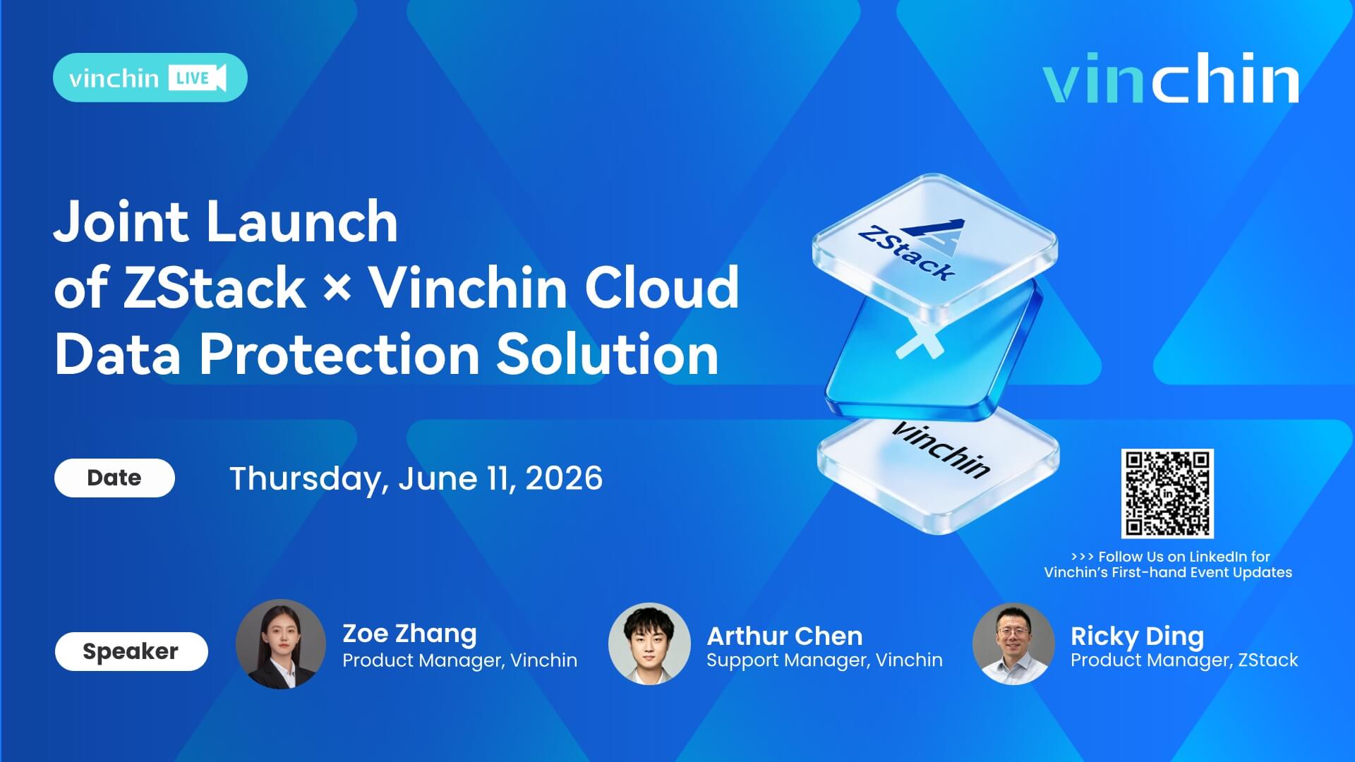 Joint Launch of ZStack × Vinchin Cloud Data Protection Solution