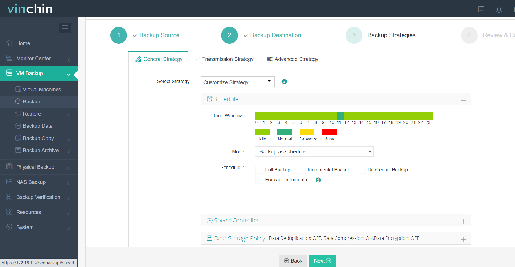 Select Backup Strategies