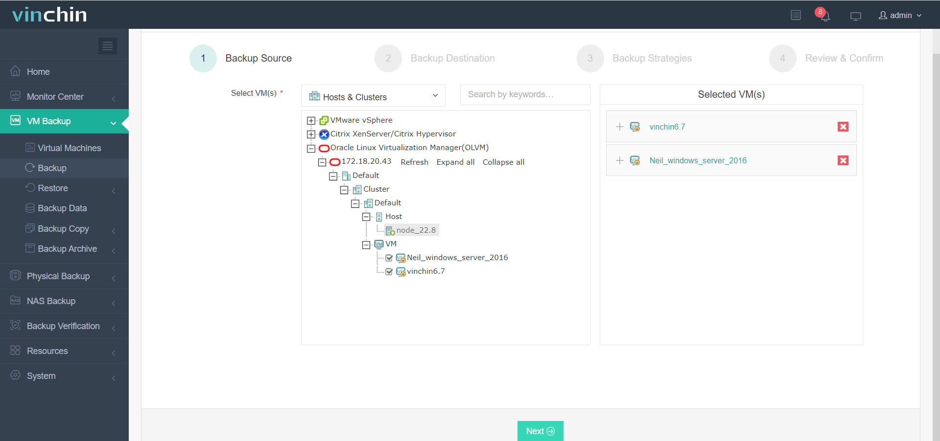 Add OLVM VM