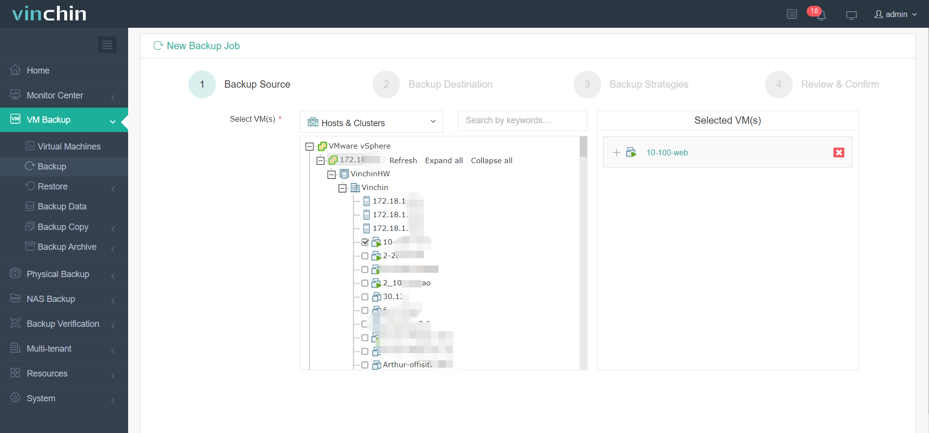 Backup VMware