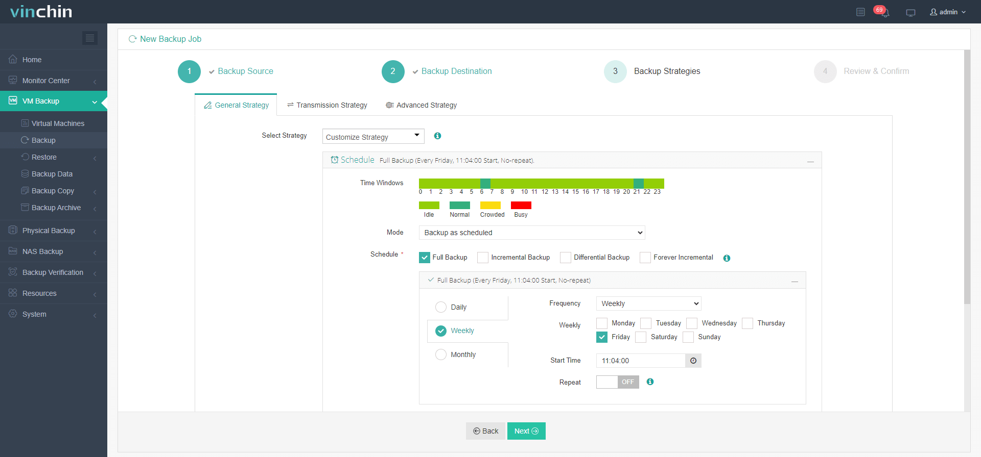 Select Backup Strategies