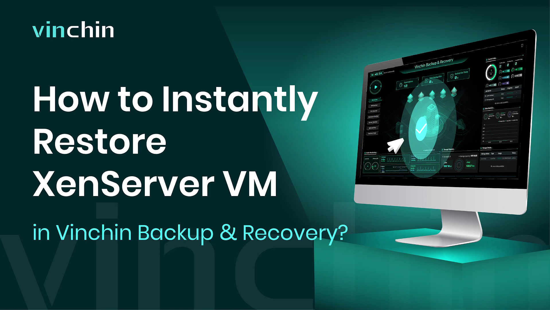 Instant restore XenServer VM Vinchin Backup & Recovery