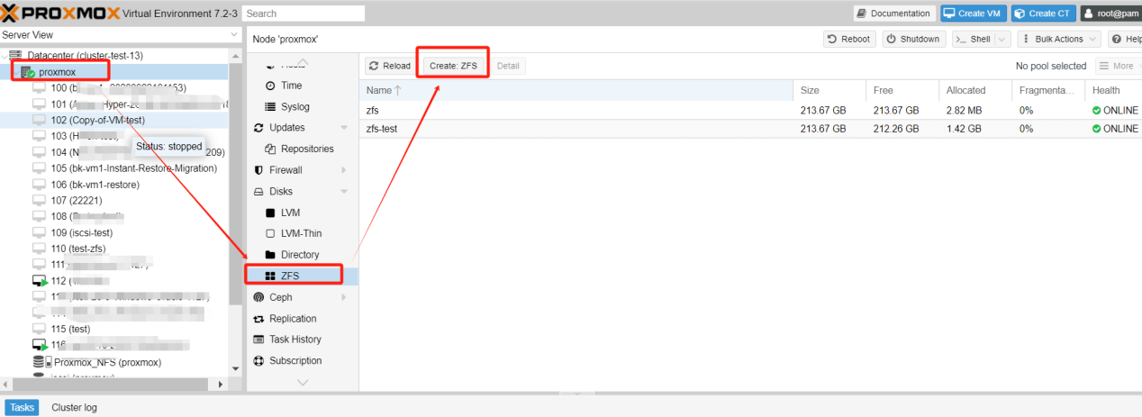 Proxmox replicate VM