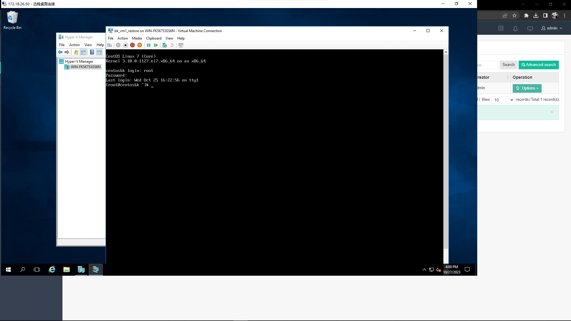 Vinchin backup and restore Hyper-V