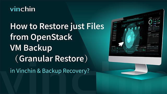 How to Restore just Files from OpenStack VM Backup (Granular Restore) in Vinchin Backup & Recovery?