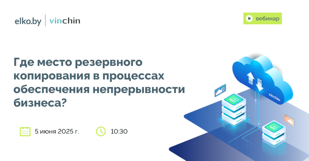 Где место резервного копирования в процессах обеспечения непрерывности бизнеса?